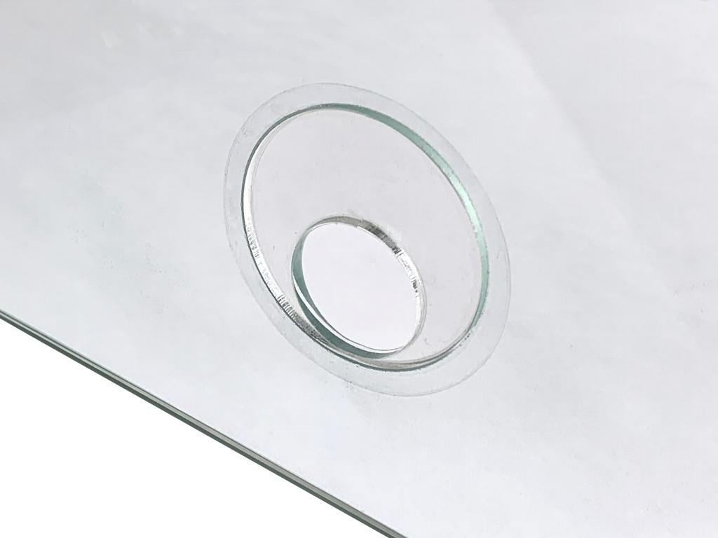 Bohrungsadapter 50 auf 27mm - transparent